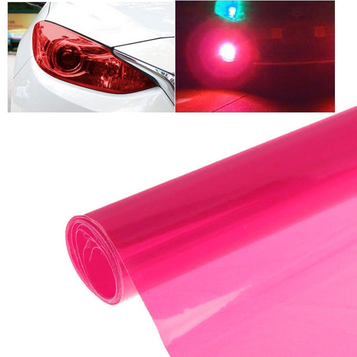 Protective Decoration Flash Point Car Light Membrane /Lamp Sticker, Size: 195cm x 30cm