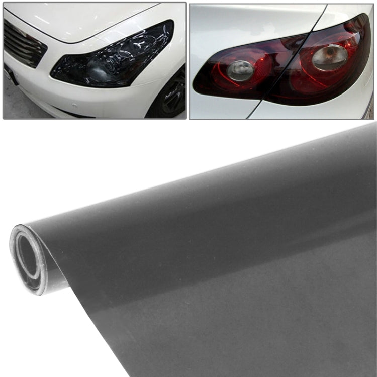 Protective Decoration Flash Point Car Light Membrane /Lamp Sticker, Size: 195cm x 30cm, Crystal Green, Matte Black, Dark Blue, Grey Black, Dark Black, Baby Blue, Fluorescent Green, Pink