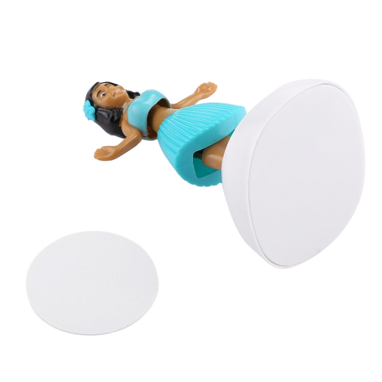 Solar Powered Bobble Head Dancing Toy Car Decoration Ornament Cute Hula Princess