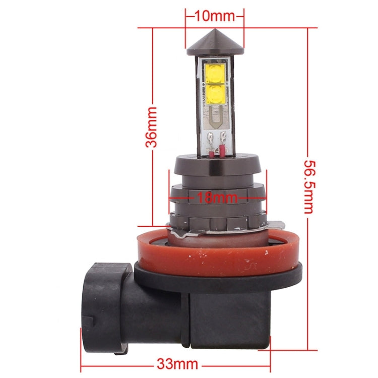 H11 20W 800LM White Light 4 CREE XT-E LED Car Daytime Running Light Fog Light Bulb, DC 12-24V, H11