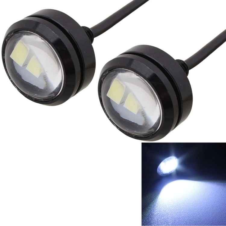 2 PCS 22.5mm 1.5W 150LM Ice Blue Light 3 LED SMD 5630 Spotlight Eagle Eye Light Daytime Running Light for Vehicles, S-CMS-3700B, S-CMS-3700F, S-CMS-3700G, S-CMS-3700L, S-CMS-3700R, S-CMS-3700W, S-CMS-3700Y