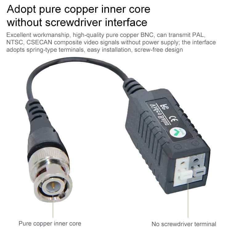 CCTV Via Twisted Pairs Passive UTP Video Transceiver