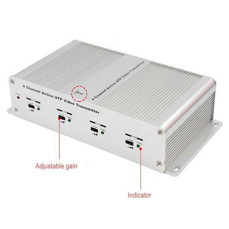 4 Channel Active UTP Video Transmitter
