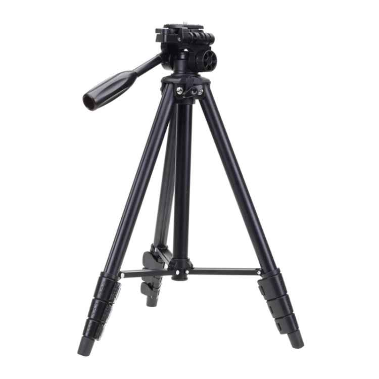 YUNTENG VCT-681 138cm SLR / Micro-SLR / Digital Cameras Tripod Stand, 4-Section Folding Aluminum Legs, Suitable for Canon / Nikon / Panasonic / Pentax / Casio / Sony / Fuji (Load Capacity: 3kg)