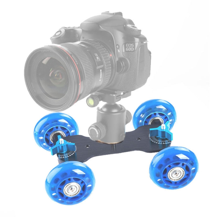 DEBO First Generation Camera Truck / Floor Table Video Slider Track Dolly Car for DSLR Camera / Camcorders