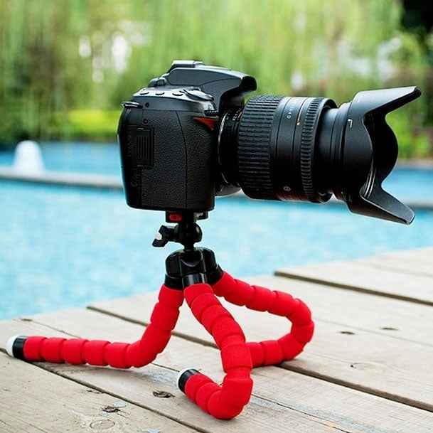 Flexible Octopus Bubble Tripod Holder Stand Mount for Mobile Phone / Digital Camera