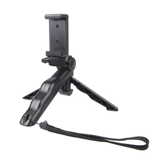 Portable Hand Grip / Mini Tripod Stand Steadicam Curve with Straight Clip for GoPro HERO 4 / 3 / 3+ / SJ4000 / SJ5000 / SJ6000 Sports DV / Digital Camera / iPhone , Galaxy and other Mobile Phone