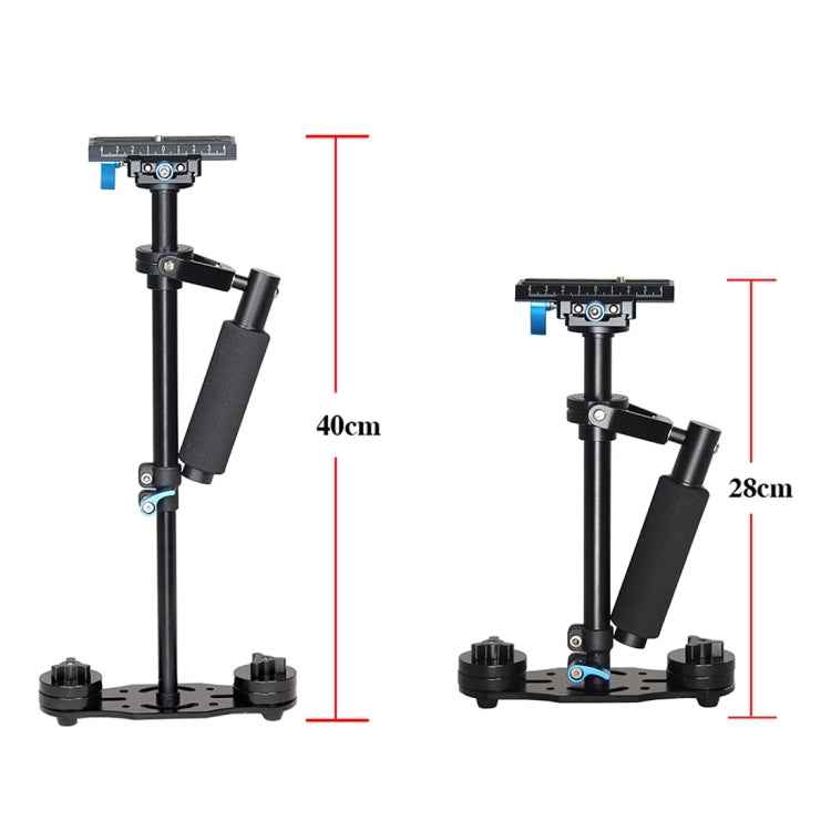 YELANGU S40L 40cm Aluminum Alloy Handheld Stabilizer for DSLR Camera DV