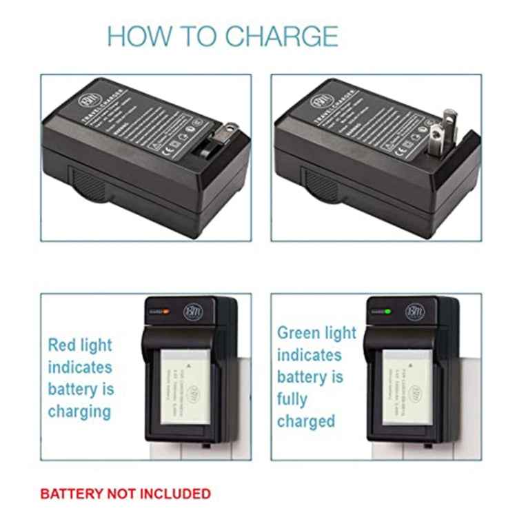 Digital Camera Battery Charger for Panasonic 004E/ S004/ BCB7