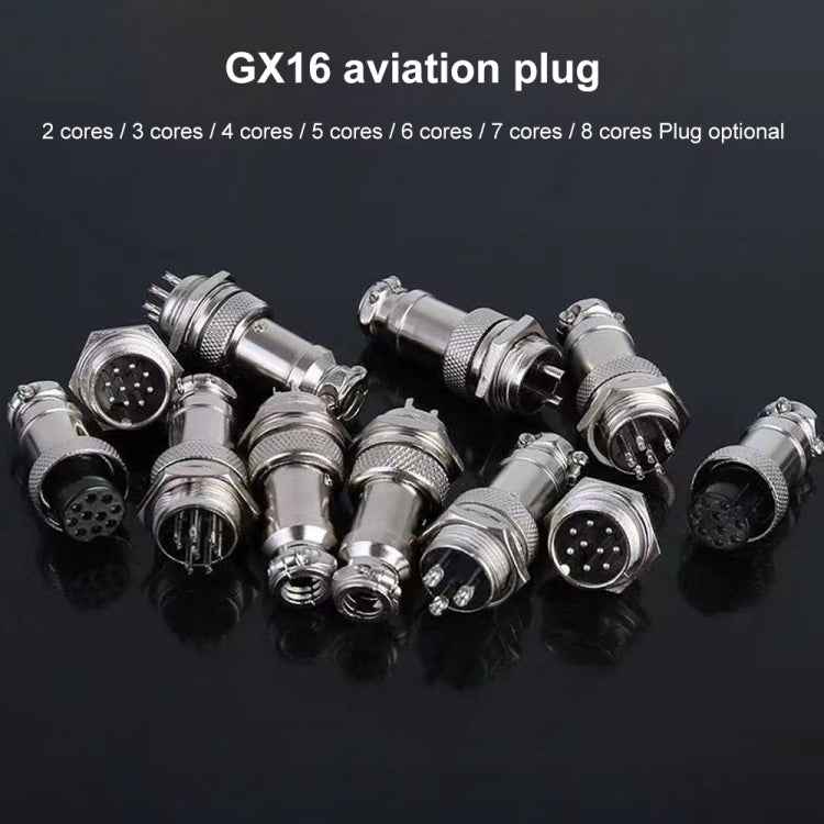 DIY 16mm 6-Pin GX16 Aviation Plug Socket Connector (5 Pcs in One Package, the Price is for 5 Pcs)