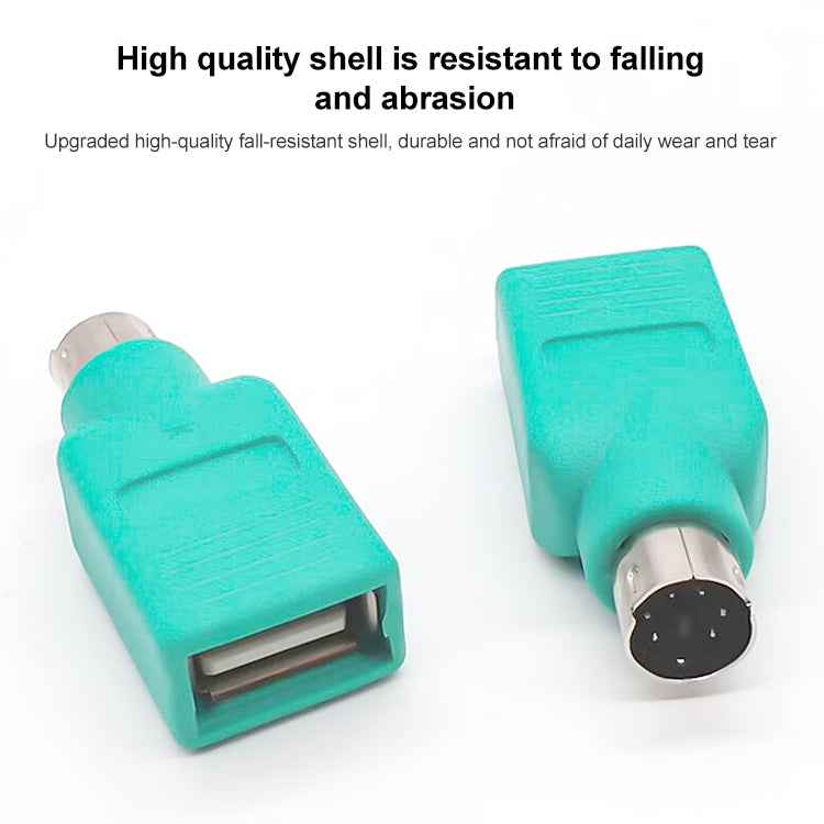 10 pcs USB Female to PS Male Convertor Plug