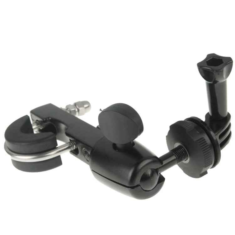Handlebar Seatpost Big Pole Mount Bike Moto Bicycle Clamp with Tripod Mount Adapter & Screw for GoPro, Insta360, DJI and Other Action Cameras