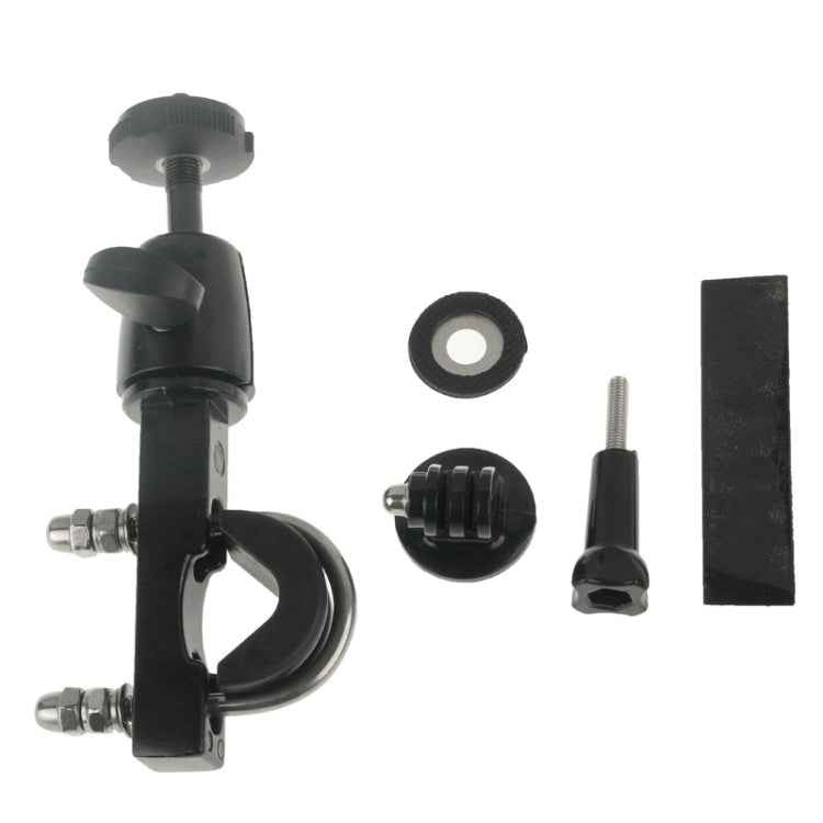 Handlebar Seatpost Big Pole Mount Bike Moto Bicycle Clamp with Tripod Mount Adapter & Screw for GoPro, Insta360, DJI and Other Action Cameras