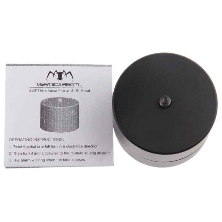 MYRMICA 360TL Time Lapse Pan and Tilt Head / 360 Degree Auto Rotation Camera Mount for  GoPro HERO9 Black /HERO8 Black /7 /6/ 5 /5 Session /4 /3+ /3 /2 /1