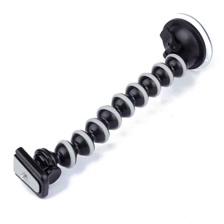 Steering Car Glass Suction Cup Mount for PULUZ Action Sports Cameras Jaws Flex Clamp Mount for GoPro, Insta360, DJI and Other Action Cameras