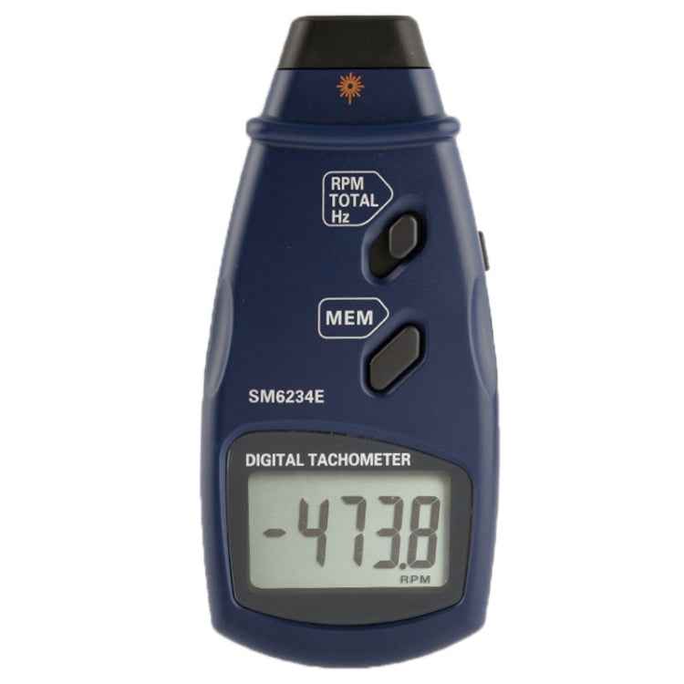Digital Laser Photo Tachometer Non Contact RPM Tach , SM6234E
