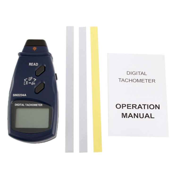 Digital Laser Photo Tachometer Non Contact RPM Tach