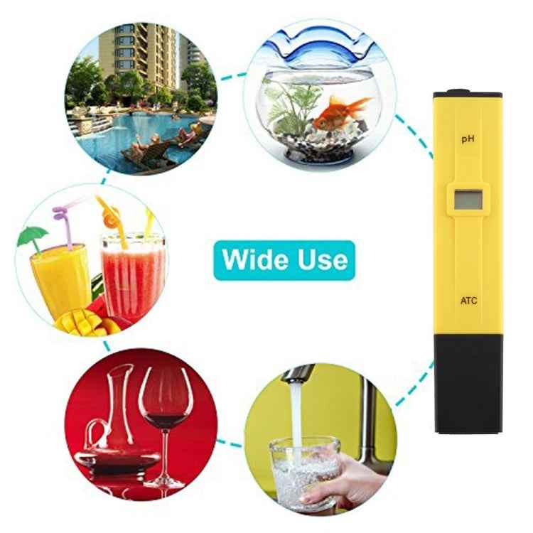 Pocket-sized PH Meter with ATC