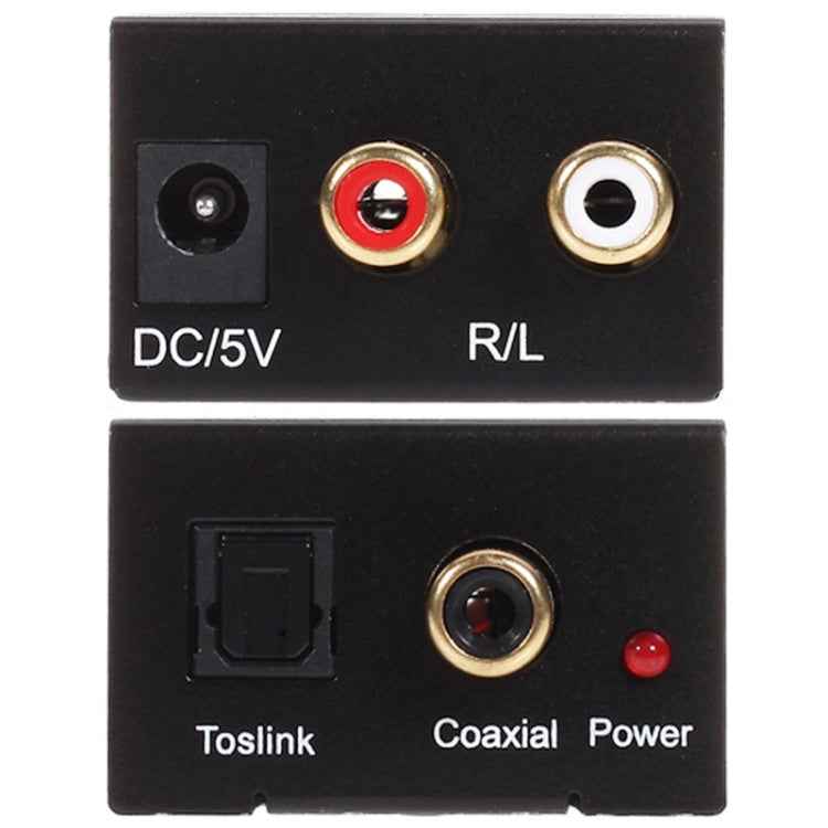 Digital Optical Coax to Analog RCA Audio Converter