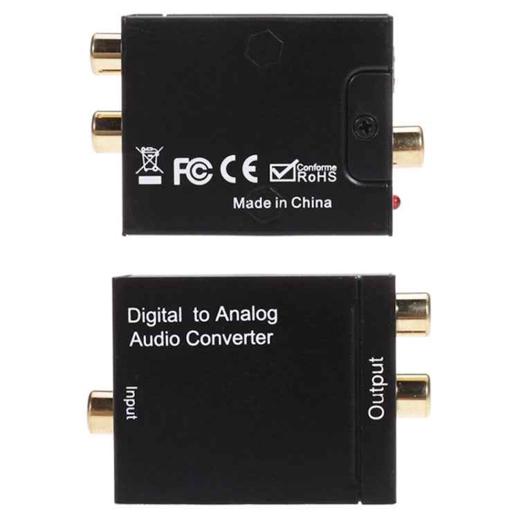 Digital Optical Coax to Analog RCA Audio Converter