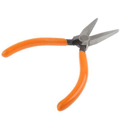 WL-18 Mini Jeweler Flat Nose Pliers Hand Tool with Soft Grips, S-ETP-0111, S-ETP-0111RG