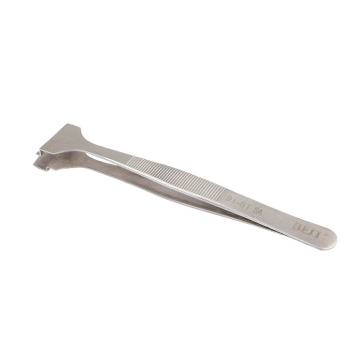 BEST BST-91-6T SA Professional Stainless Steel Wafer Tweezers for Silicon Wafer