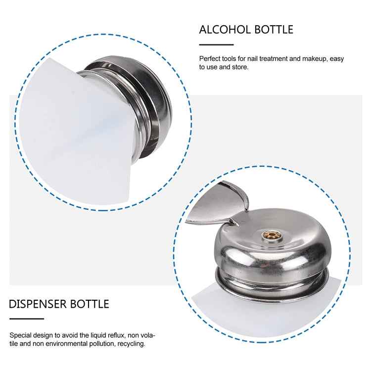 200ml Push Down Alcohol and Liquid Container Bottle