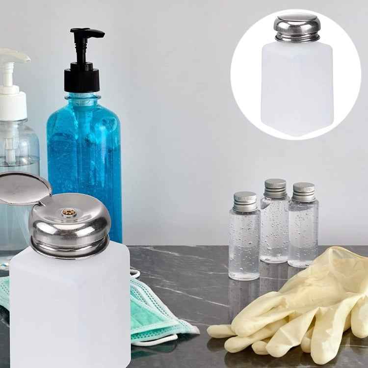 200ml Push Down Alcohol and Liquid Container Bottle