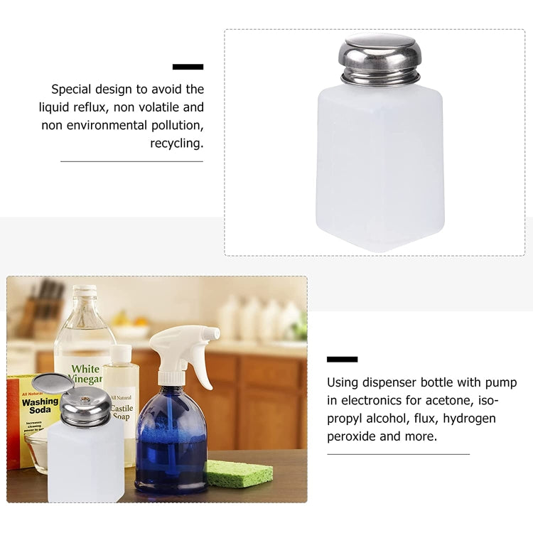 250ml Push Down Alcohol and Liquid Container Bottle