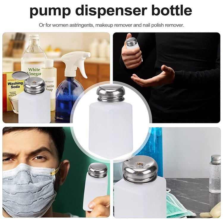 250ml Push Down Alcohol and Liquid Container Bottle