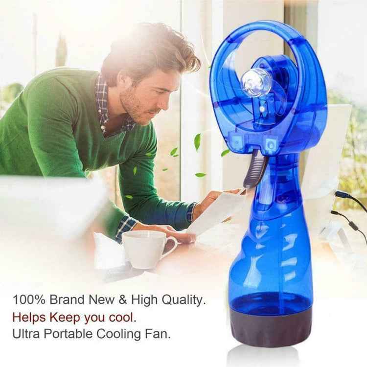 YC-8333 Hand-held Water Spray Fan (Color Random Delivery), YC-8333 Green, YC-8333 Purple