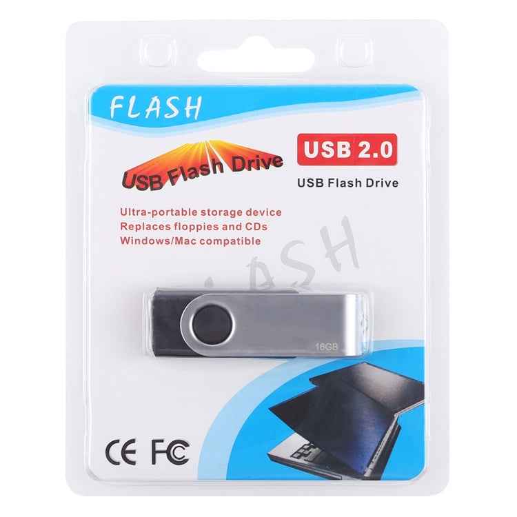 16GB Twister USB 2.0 Flash Disk(Black)