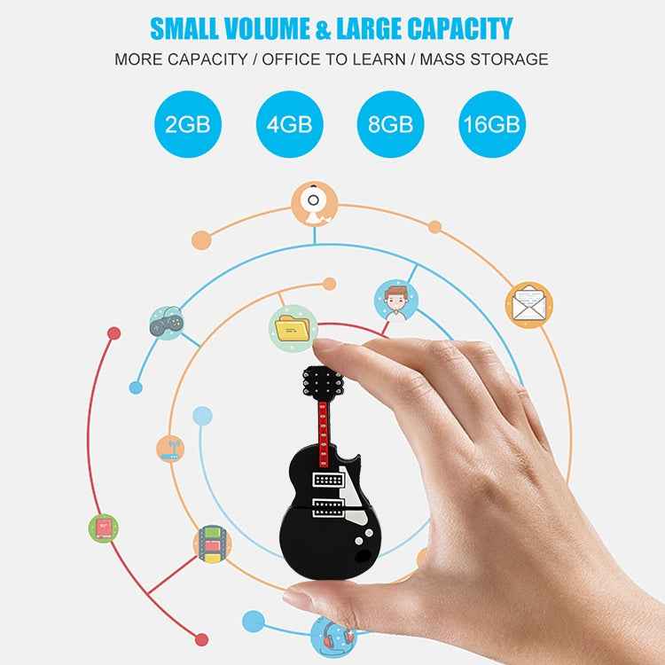 16GB Guitar Shape USB Flash Disk