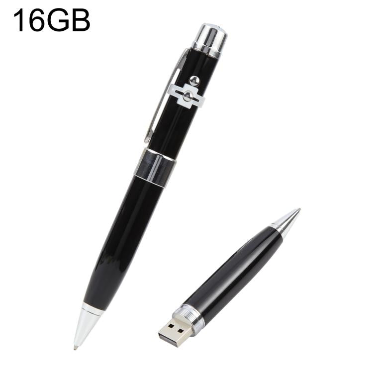 3 in 1 Laser Pen Style USB Flash Disk, Silver (16GB), 2GB (Silver), 4GB (Silver), 8GB (Silver), 16GB (Silver), 2GB (Black), 4GB (Black), 8GB (Black), 16GB (Black)