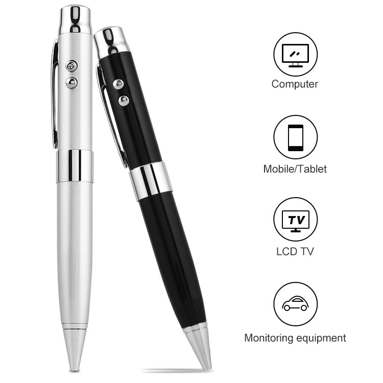 3 in 1 Laser Pen Style USB Flash Disk, Silver (16GB), 2GB (Silver), 4GB (Silver), 8GB (Silver), 16GB (Silver), 2GB (Black), 4GB (Black), 8GB (Black), 16GB (Black)