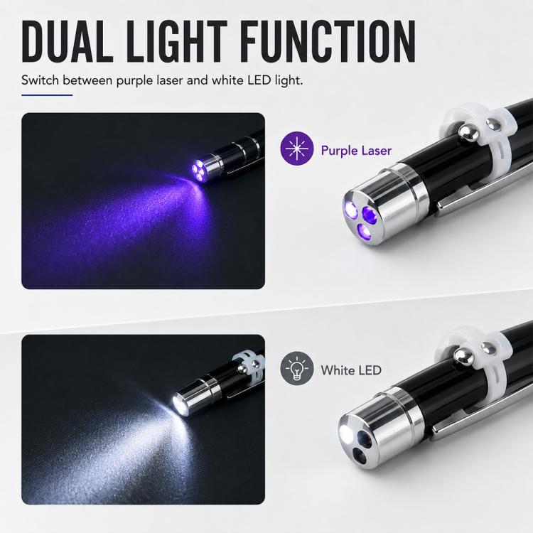3 in 1 Laser Pen Style USB Flash Disk, Silver (16GB), 2GB (Silver), 4GB (Silver), 8GB (Silver), 16GB (Silver), 2GB (Black), 4GB (Black), 8GB (Black), 16GB (Black)