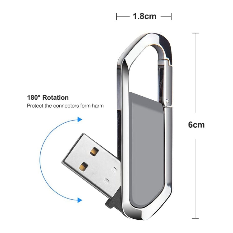 16GB Metallic Keychains Style USB 2.0 Flash Disk