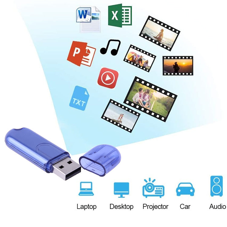 2GB USB Flash Disk, 2GB (Blue)