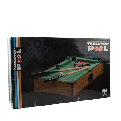 Tabletop Miniature Pool Table Billiards Games, Pool Table
