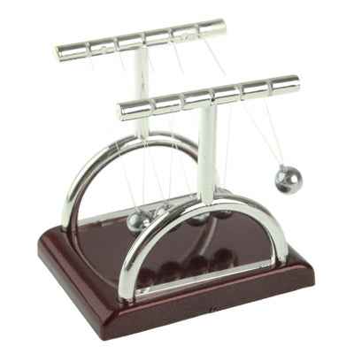 10mm Mini Desktop Newton is Cradle Plastic Base Balance Balls, 10mm
