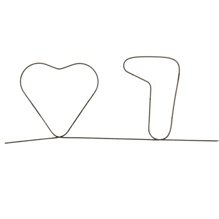 Memory Metal Wire Prediction 7 of Heart Magic Props King Magic Tricks, Wire Prediction 7