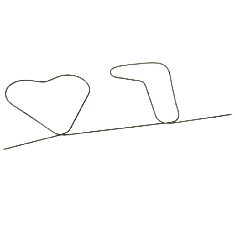 Memory Metal Wire Prediction 7 of Heart Magic Props King Magic Tricks, Wire Prediction 7