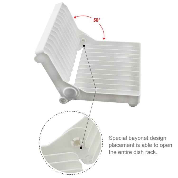 Foldable Dish Drip Rack Plate Holder