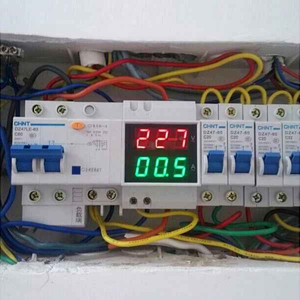 D52-2042 0.5 inch LED Digit Display Voltmeter Ammeter 2 in 1