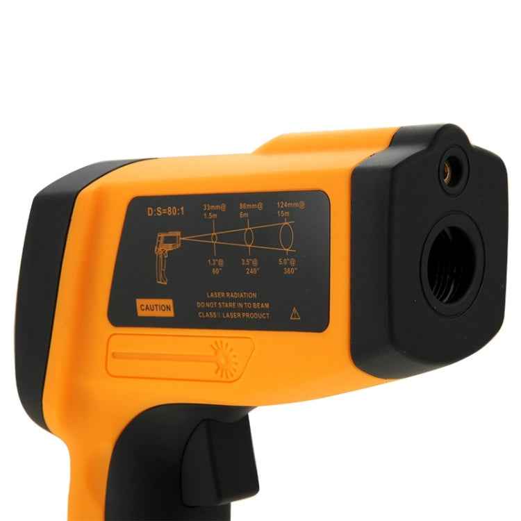 BENETECH GM1850 Digital Display Temperature Gun Handheld Infrared IR Thermometer, Measure Range: 200~1850C, GM1850
