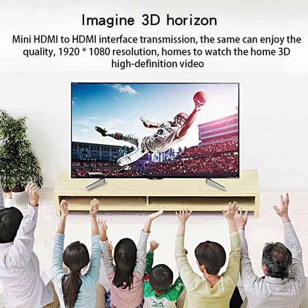 V1.4 1x2 Mini HDMI Amplifier Splitter, Support 3D & Full HD 1080P