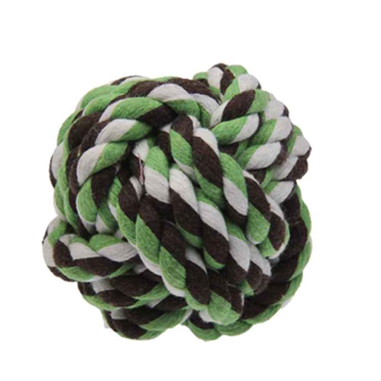 Cotton Rope Ball for Pets / Dog Cat Toy, Diameter 7.5cm (Random Color Delivery), Cotton Rope Ball