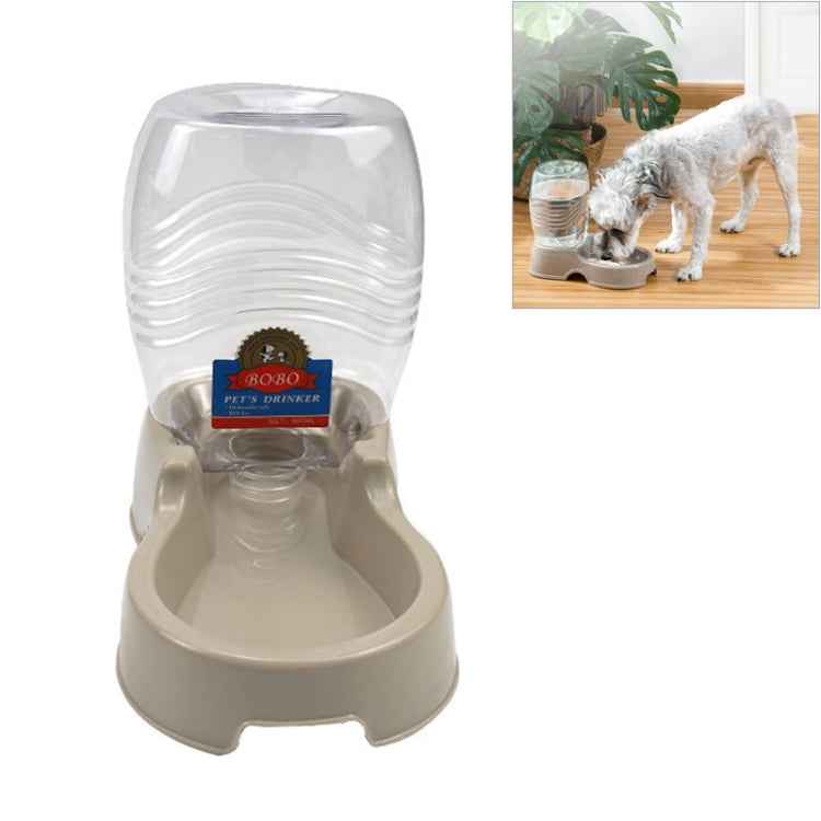 Utility Automatic Drinking Water Dispenser Detachable Bottle with Dish Feeder for Cats and Dogs, Random Color Delivery, Detachable Bottle with Dish Feeder