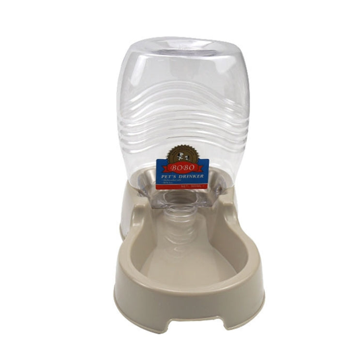 Utility Automatic Drinking Water Dispenser Detachable Bottle with Dish Feeder for Cats and Dogs, Random Color Delivery