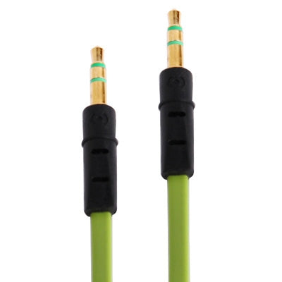 Noodle Style 3.5mm Jack Earphone Cable for iPhone 5 / iPhone 4 & 4S / 3GS / 3G / iPad 4 / iPad mini / mini 2 Retina / New iPad / iPad 2 / iTouch / MP3, Length: 1m